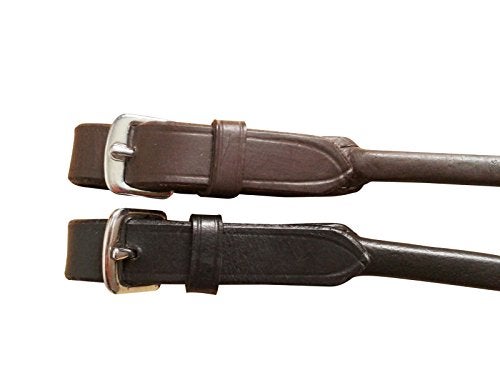 Hunters Saddlery Leather Grab Strap for English Equestrian Saddle - Safety Handle for Horse Riding Balance (Black) - Image 5