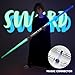 SYNCFUN 2 Pack 7 Colors Light Up Swords for Kids Dual Extendable LED Swords Set with FX Sound Motion Sensitive and Sliver Handle for Fighters and Warriors Halloween Birthday Party Gift for Boys - Image 4