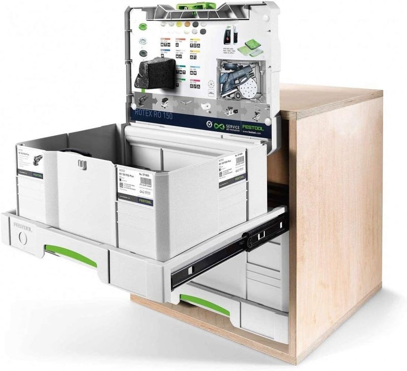 Festool Festool 500767 SYSAZ Drawer Set Systainer Organizer 5 Drawer Set  - Image 4