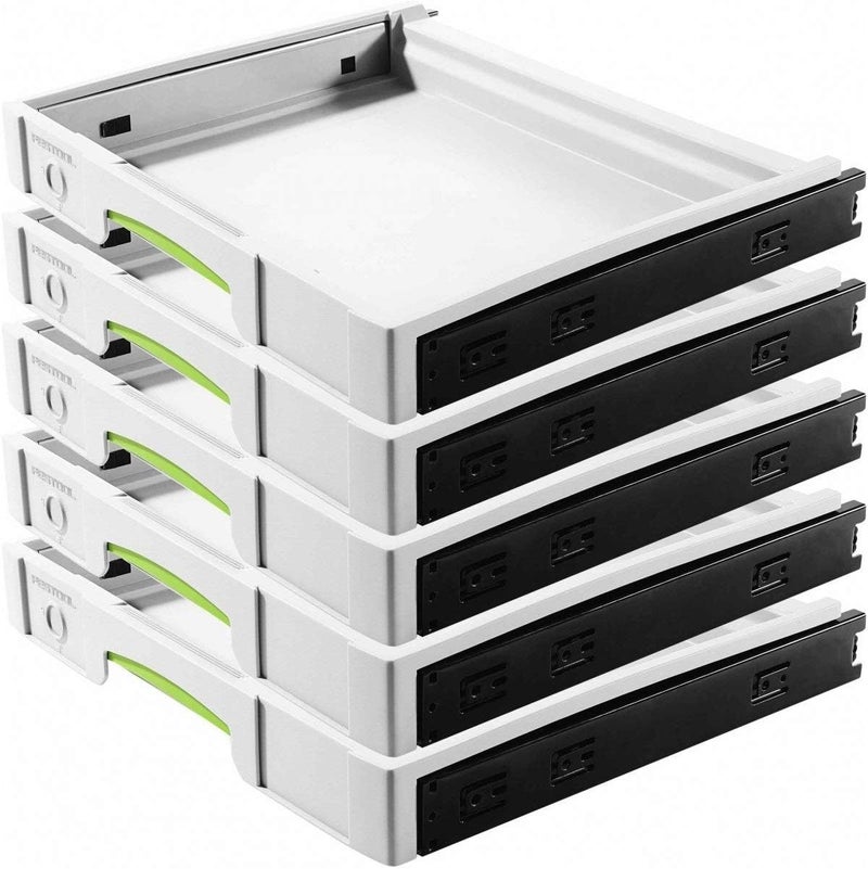 Festool Festool 500767 SYSAZ Drawer Set Systainer Organizer 5 Drawer Set  - Image 1