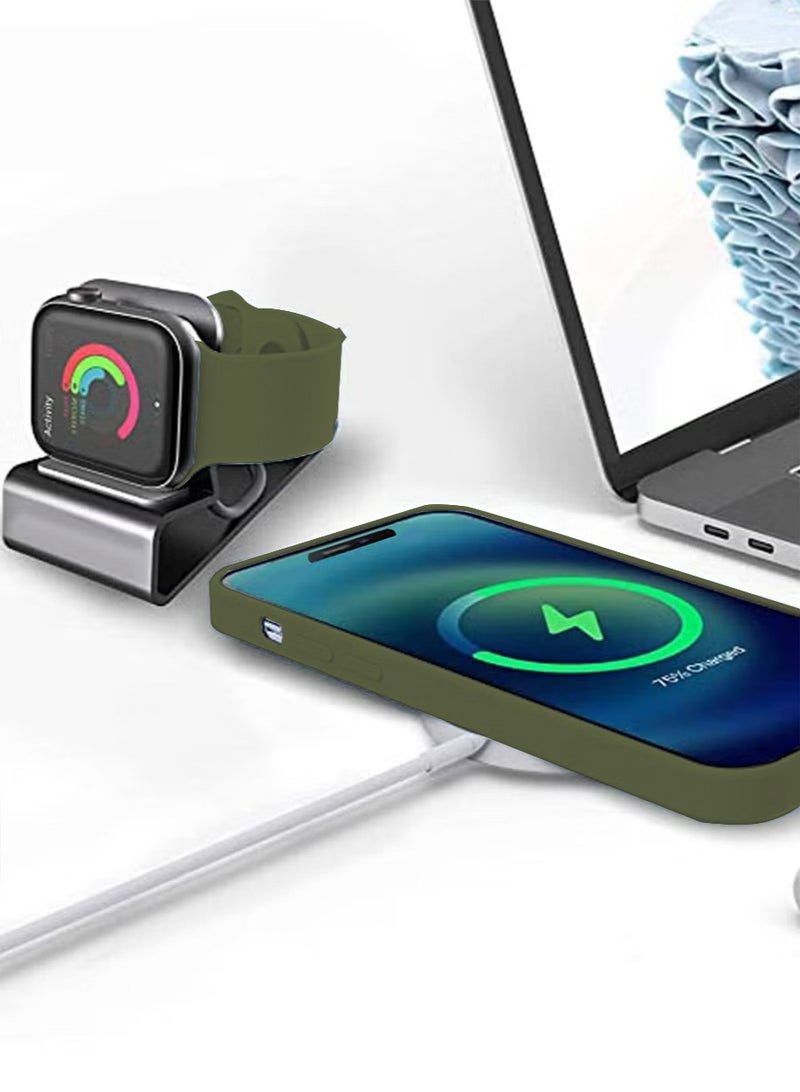 اليشمك غطاء حماية للهاتف المحمول مع سيليكون السائل لينة - Image 4