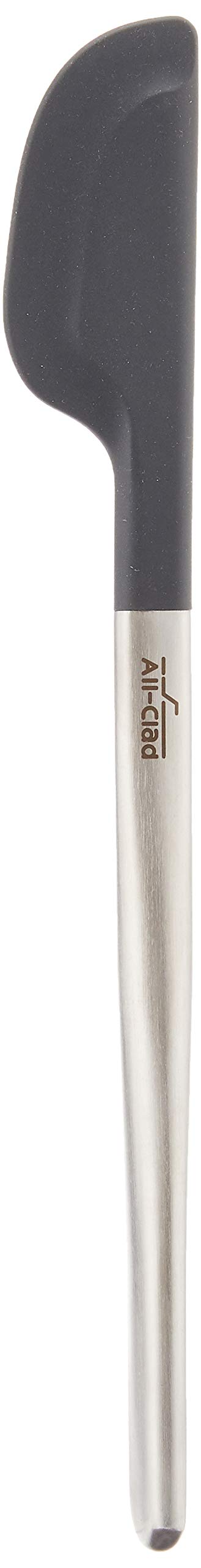 All-Clad مجموعة أدوات المطبخ السيليكونية الخاصة من أول-كلاد 3 قطع  ملعقات أدوات المطبخ  حيل المطبخ فضي  فولاذ مقاوم للصدأ وأسود - Image 3