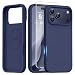 GONEZ Magnetic for iPhone 17 Pro Max Case Compatible with MagSafe AntiScratch Microfiber Lining Screen Protector Silicone Camera Control Shockproof Slim Phone Cover 69 inch Midnight Blue - Image 2