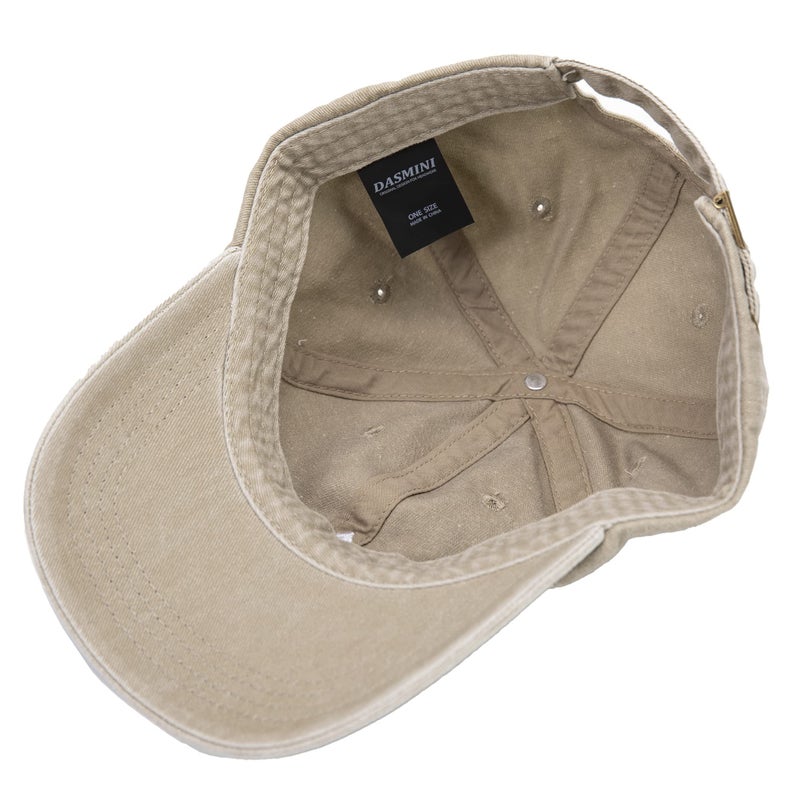 DASMINI Dad Hats for Men Womens Baseball Caps Mountain Hat Adjustable Unstructured Vintage Outdoor Cap(Khaki) - Image 5
