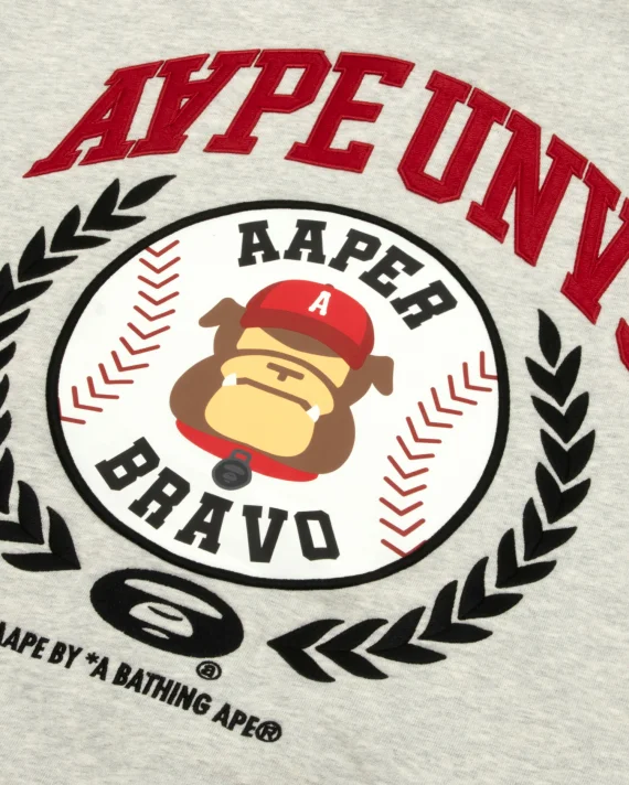 AAPE  AAPER hooded varsity jacket for Men | Best Price UAE