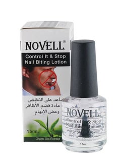 Novell Anti-Nail Biting Lacquer - Stop Nail Biting & Promote Healthy Growth, Odorless, Colorless, Non-Staining (15 ml) - pzsku/ZA85D86492C3446B7A4C7Z/45/_/1690271392/022c353b-fc41-4bd3-932a-5ba0308a9eea