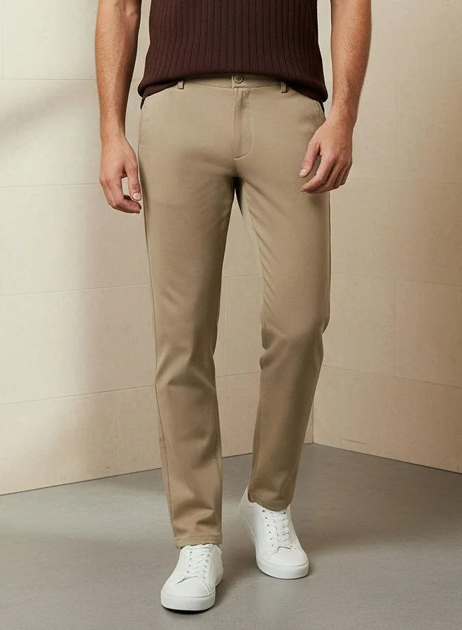 Smart Regular Fit Trousers