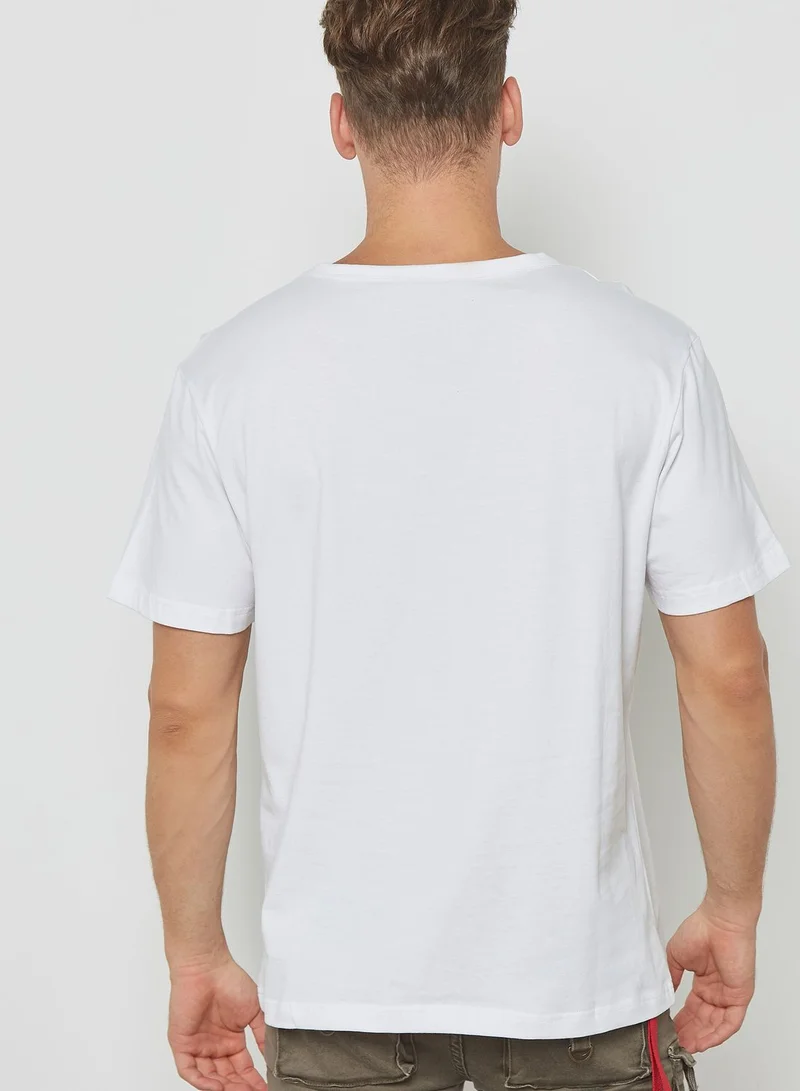 Profound Aesthetic Fire Printed T-Shirt