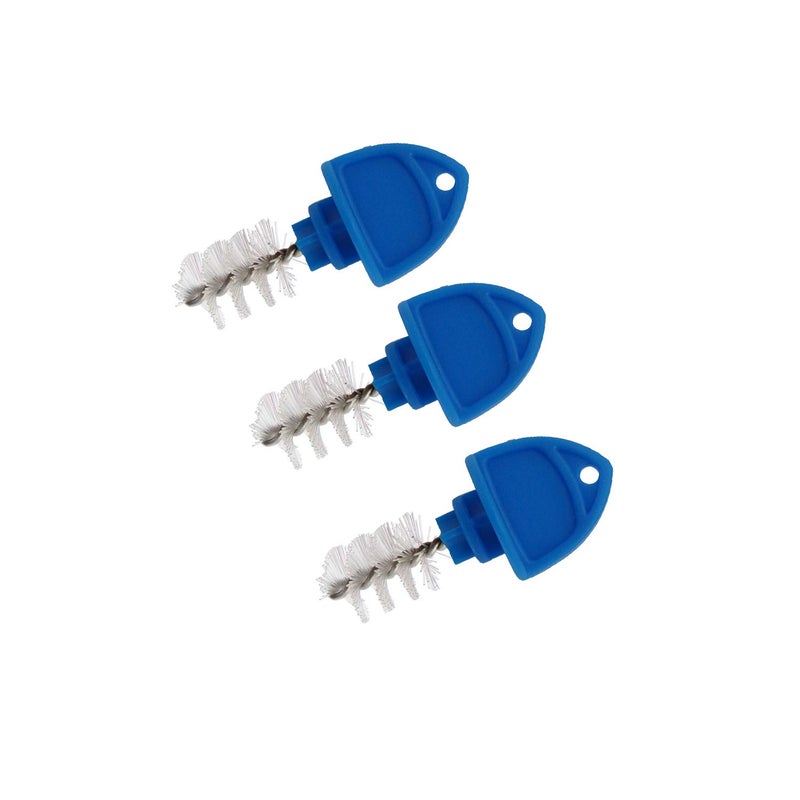 CRBrewBeer Beer Plugs Tap Brush,30 Pack Beer Faucet Tap Cleaning Plug Brush for Draft Beer Faucet Cap (Blue) - Image 2