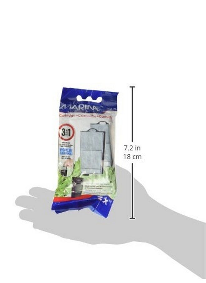 Marina Marina I25 Power Cartridge, Replacement Aquarium Filter Media, 2-Pack, A134  - Image 3