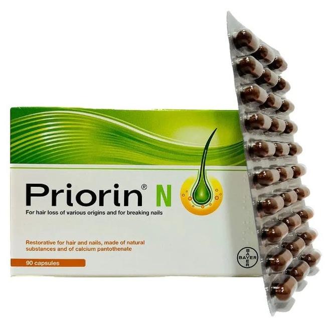 بريورين كبسولات Priorin N لنمو الشعر والأظافر مع الكالسيوم والدخن والسيستين تساعد في 12 أسبوعًا فقط من الاستخدام المنتظم، عبوة من 90 كبسولة - Image 1