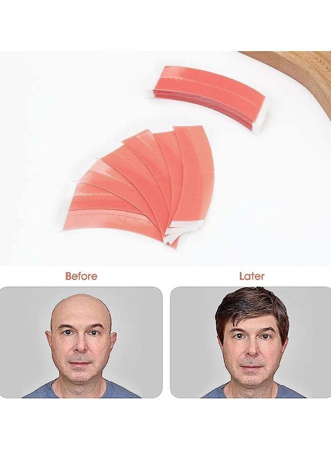 Wig Tape, 36 Pieces of Waterproof Strong adhesive Double-Sided Lace Wig Tape (Red (1/4)) - Image 5