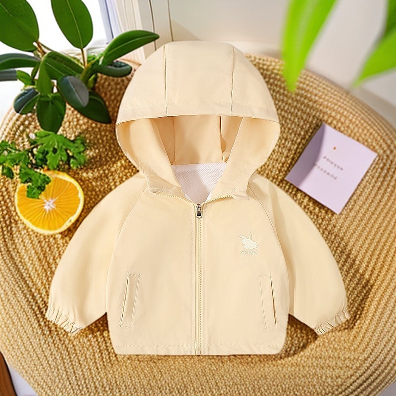 867 Spring And Autum Kidsren'S Jackets For Boys And Girls, Stylish Outerwear, Pure Color Outing Clothes, Student Uniforms - Image 4