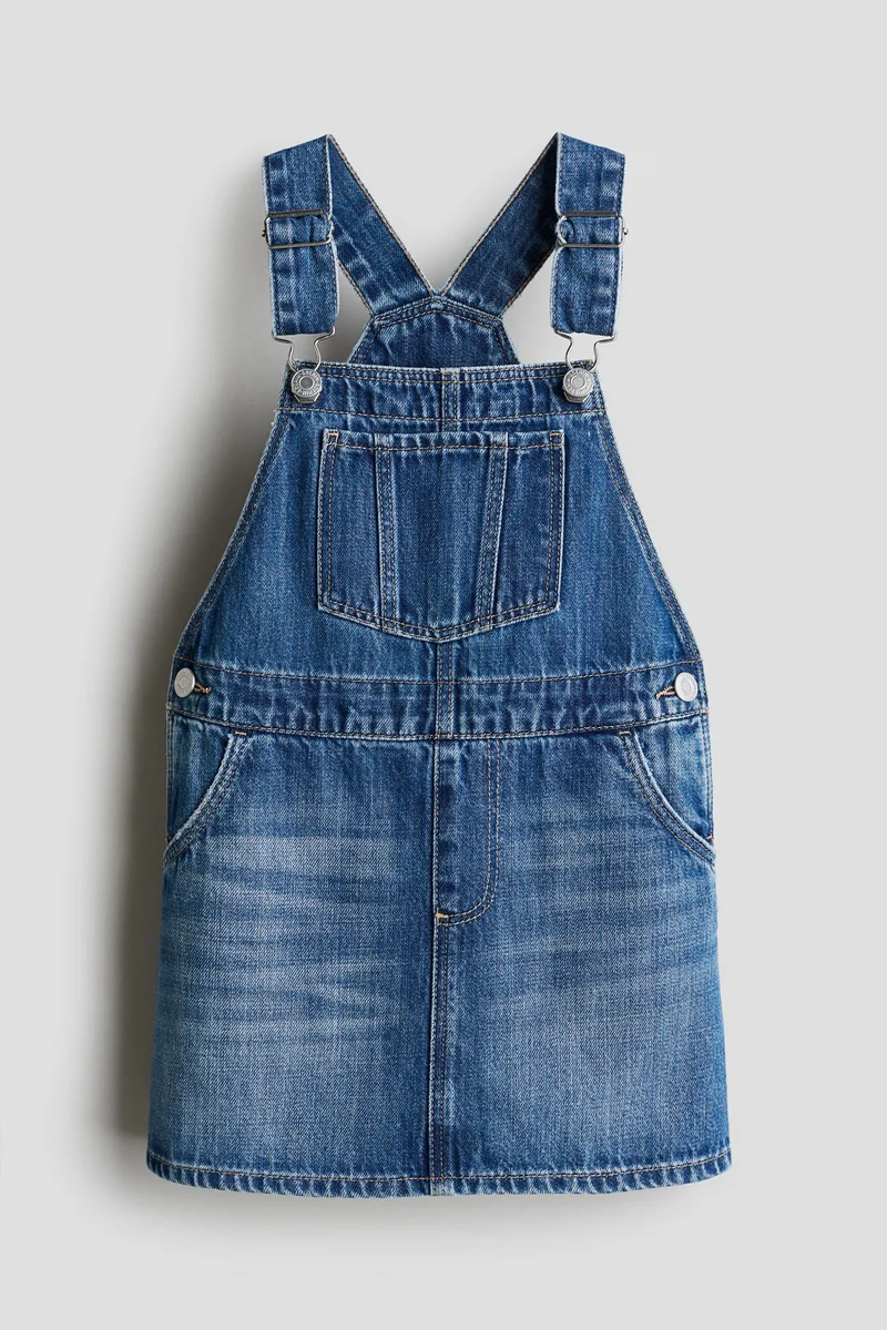 H&M Denim dungaree dress