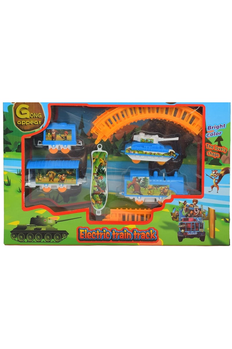 Plastic Train Track Toy - Multicolor