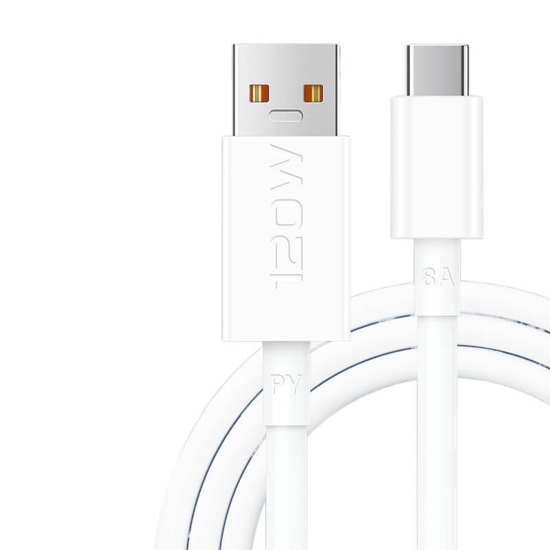 كابل USB-C سريع بقدرة 100W وبموصل USB-C وبطول 1 m لـ شحن الهاتف والتابلت ونقل البيانات واستخدام المحولات والإعداد المكتبي والحمل أثناء السفر - Image 1