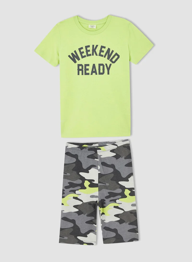 DeFacto Kids Weekend Ready Pyjama Set