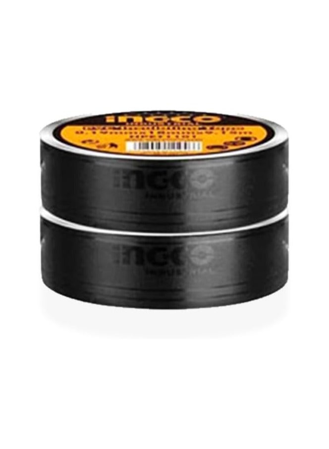 INGCO 10Pcs PVC Insulating Tape - 10 Yards, 18mm x 0.13mm, Black Electrical Tape - for Electricians Black tape HPET1103 - Image 2