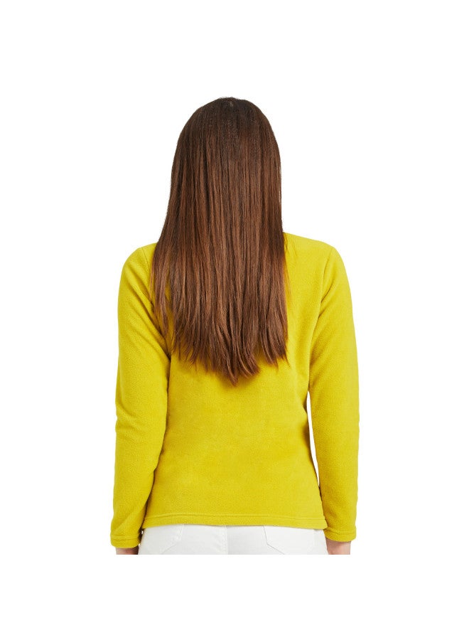 سترة خارجية من الف fleece للنساء، مريحة ولطيفة على البشرة، قمة طويلة الأكمام ذات تصميم عصبي وأنيق للربيع والخريف والشتاء، توفر الدفء والعزل في الطقس البارد - Image 3