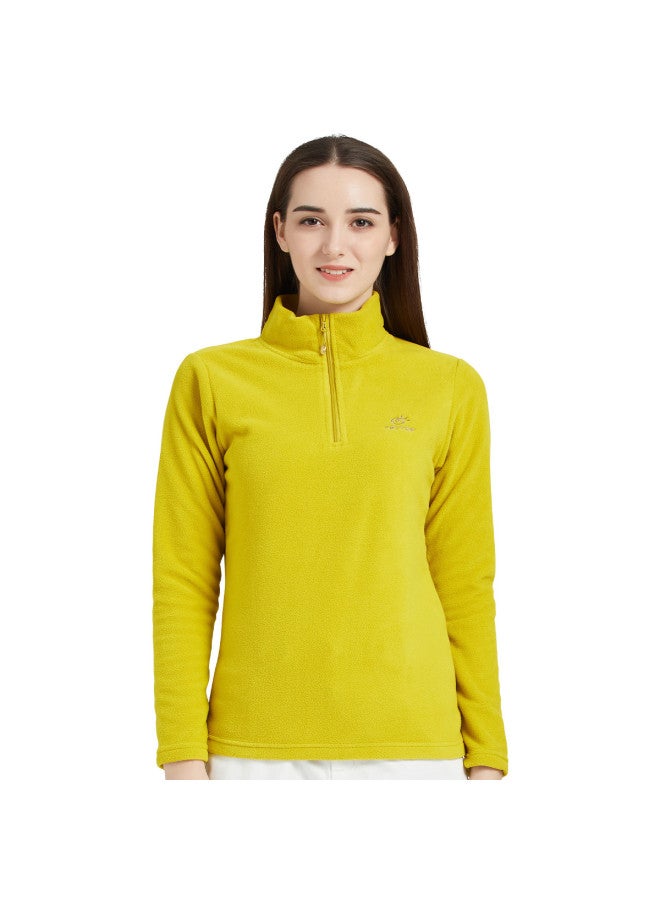 سترة خارجية من الف fleece للنساء، مريحة ولطيفة على البشرة، قمة طويلة الأكمام ذات تصميم عصبي وأنيق للربيع والخريف والشتاء، توفر الدفء والعزل في الطقس البارد - Image 5