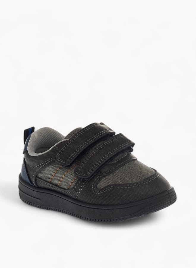 LBL by Shoexpress Girls Panelled Sneakers with Hook and Loop Closure  - Image 1