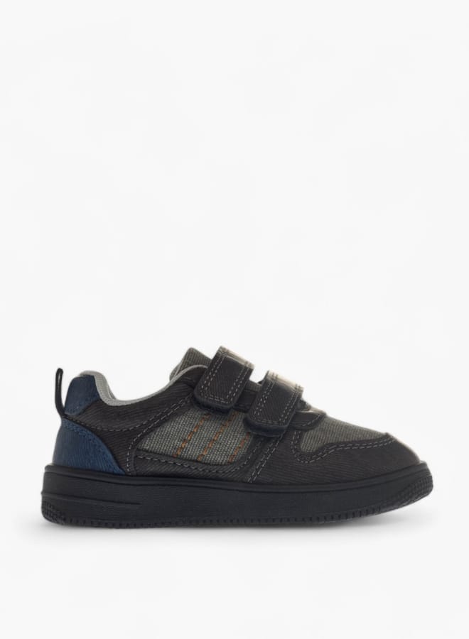 LBL by Shoexpress Girls Panelled Sneakers with Hook and Loop Closure  - Image 3