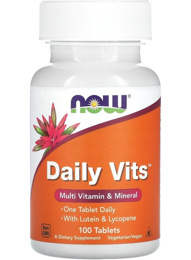 now Foods Daily Vits Multi Tabs 100'S - Image 1