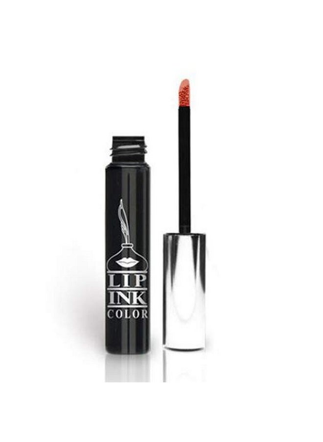 Lip Ink - Henna Red (Orange) Liquid Lipstick 100% Smearproof Longlasting Waterproof Vegan Waxfree Organic Kosher Natural Botanical 247 Confidence Cosmetics Usa Self Manufactured Factory Direct Since 1995 - Image 1