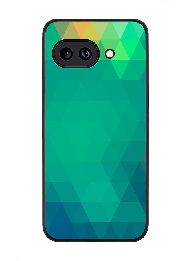 Stylizedd For Google Pixel 9a Case,Slim fit Camera Protection, Shockproof Thin Phone cover  - Emerald Prism