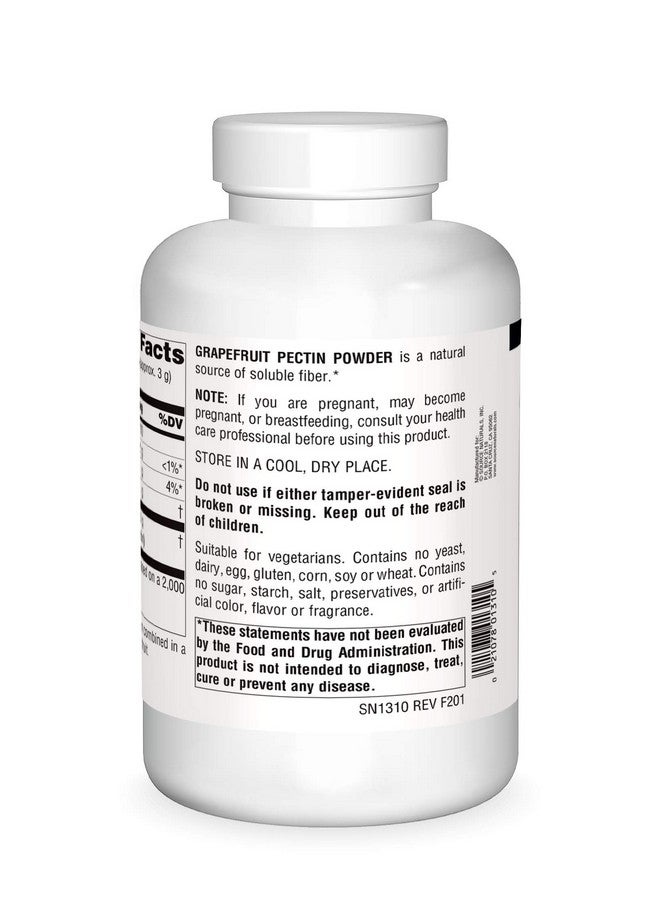 Source Naturals Grapefruit Pectin Soluble Fiber Dietary Supplement 16 Oz Powder - Image 3