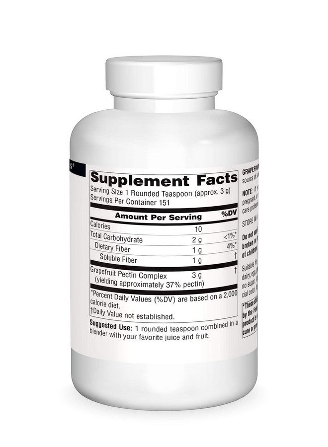 Source Naturals Grapefruit Pectin Soluble Fiber Dietary Supplement 16 Oz Powder - Image 4