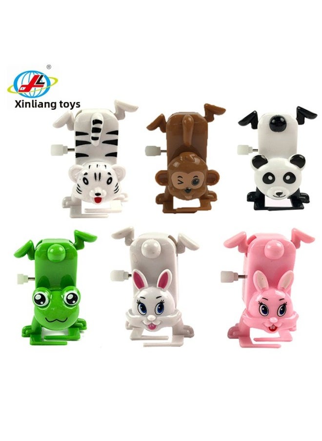 Generic - Exported To And Products On The Chain Upside Down Walking Monkey Resurrection Rabbit Tiger Wind Animal Easter Toys-Color:Chain Upside Down Panda - Image 1
