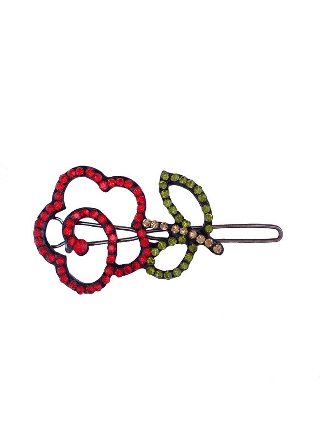FURE B-Fashionable Red Rose Wireclasp for Women-WC-13-R - Image 1