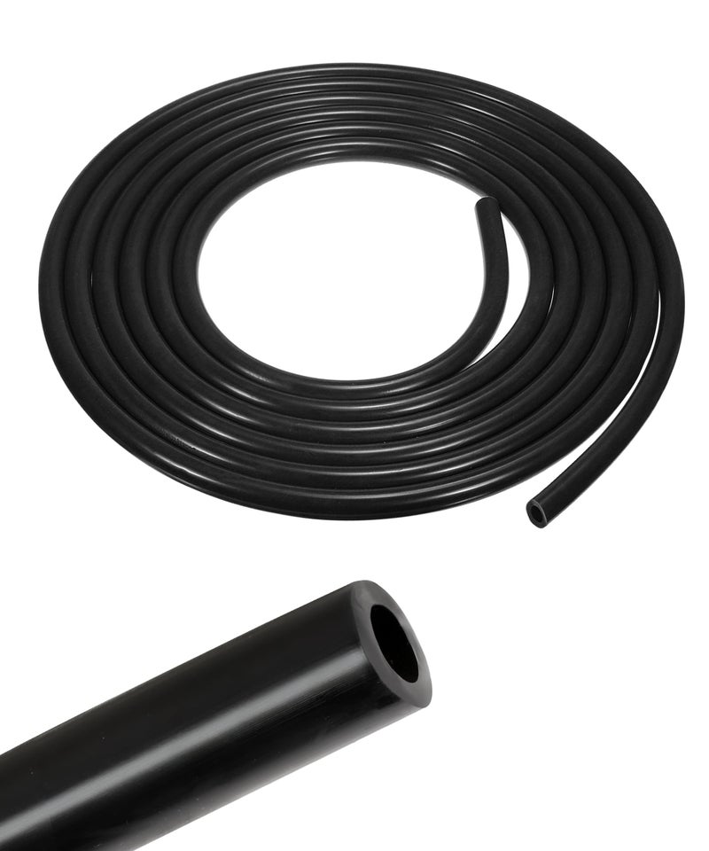 bylikeho 10Ft Vacuum TubingHigh Performance Silicone Vacuum Tubing Hose LineCar Accessories 14 Inner Diameter HoseVacuum Lines AutomotiveApplies to Most Cars Trucks Black