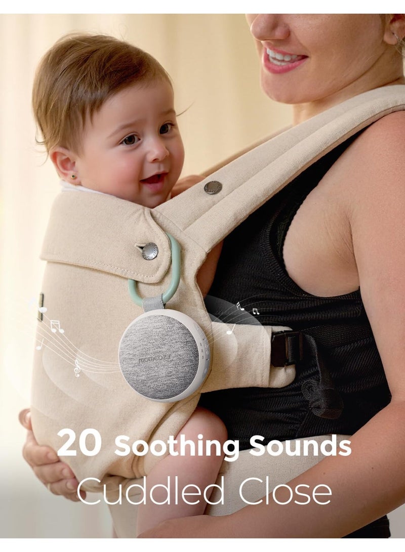 Momcozy Portable Sound Machine with Night Light, White Noise Sound Machine for Baby, 20 Soothing Sounds, Sound Therapy - Image 4