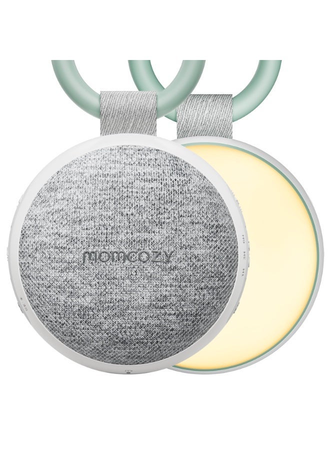 Momcozy Portable Sound Machine with Night Light, White Noise Sound Machine for Baby, 20 Soothing Sounds, Sound Therapy - Image 1