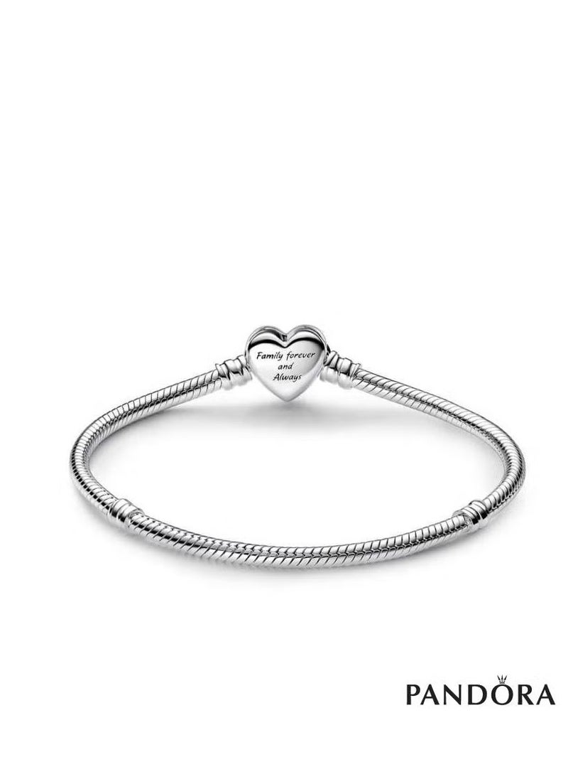 S925 silver bracelet double circle snake bone temperament versatile Pandora