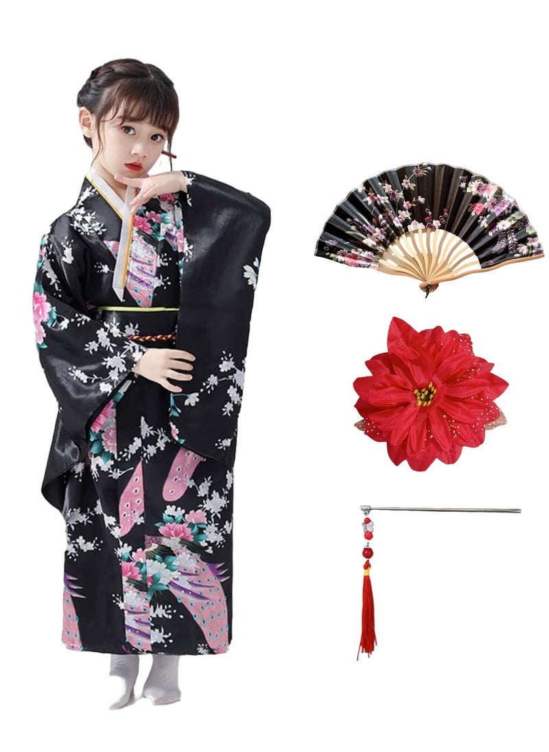 Al Aoyama - japanese traditional dress kimono robe for kids girls costume - Image 1