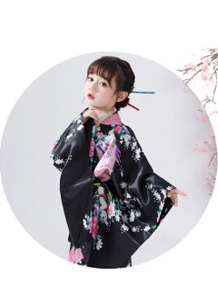 Al Aoyama japanese traditional dress kimono robe for kids girls costume  - Image 4