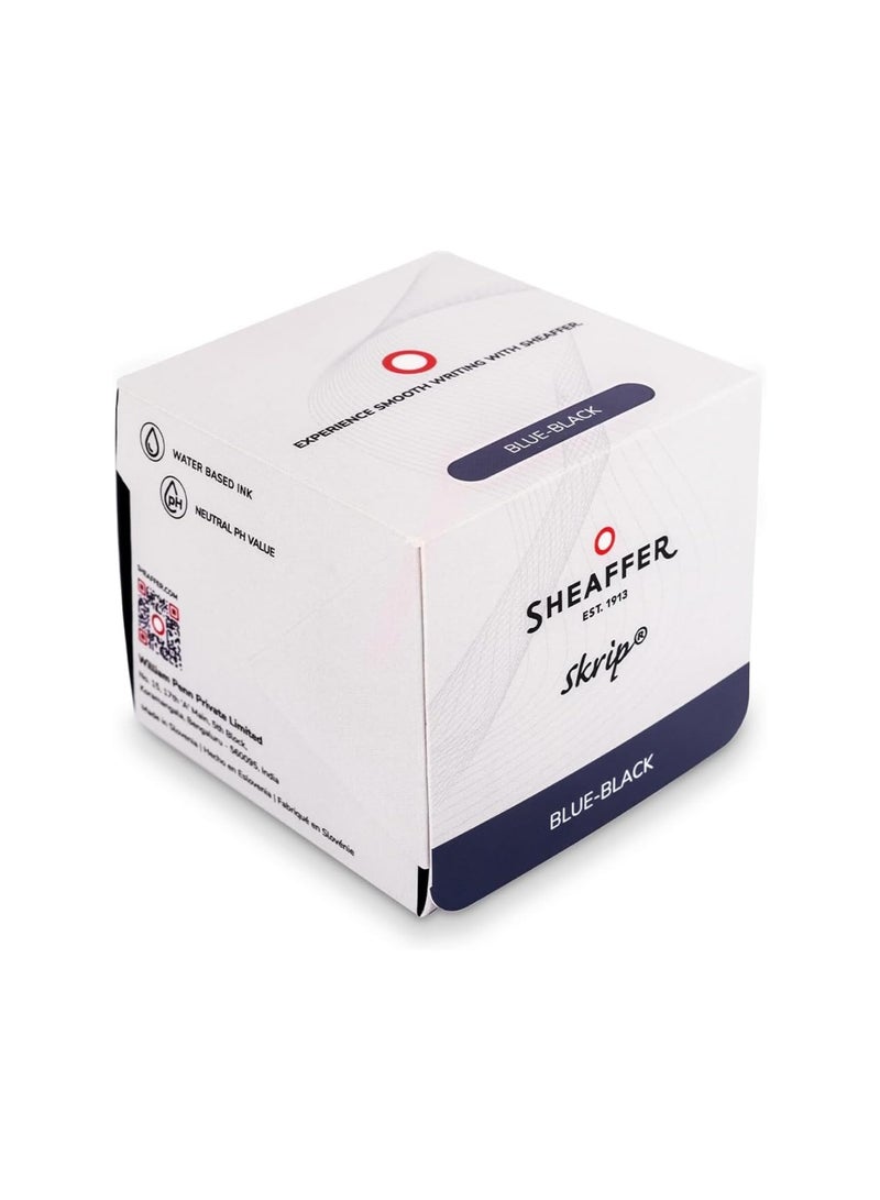 SHEAFFER Skrip Fountain Pen Ink Bottle 50ml Content Blue-Black - Image 2