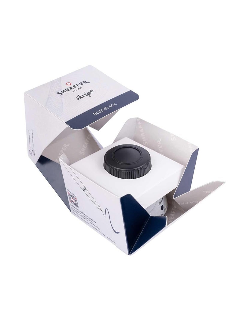 SHEAFFER Skrip Fountain Pen Ink Bottle 50ml Content Blue-Black - Image 3
