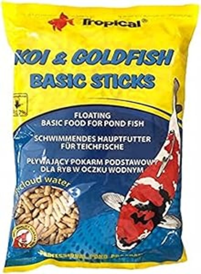 TROPICAL Koi and Goldfish Basic Sticks 90 grams