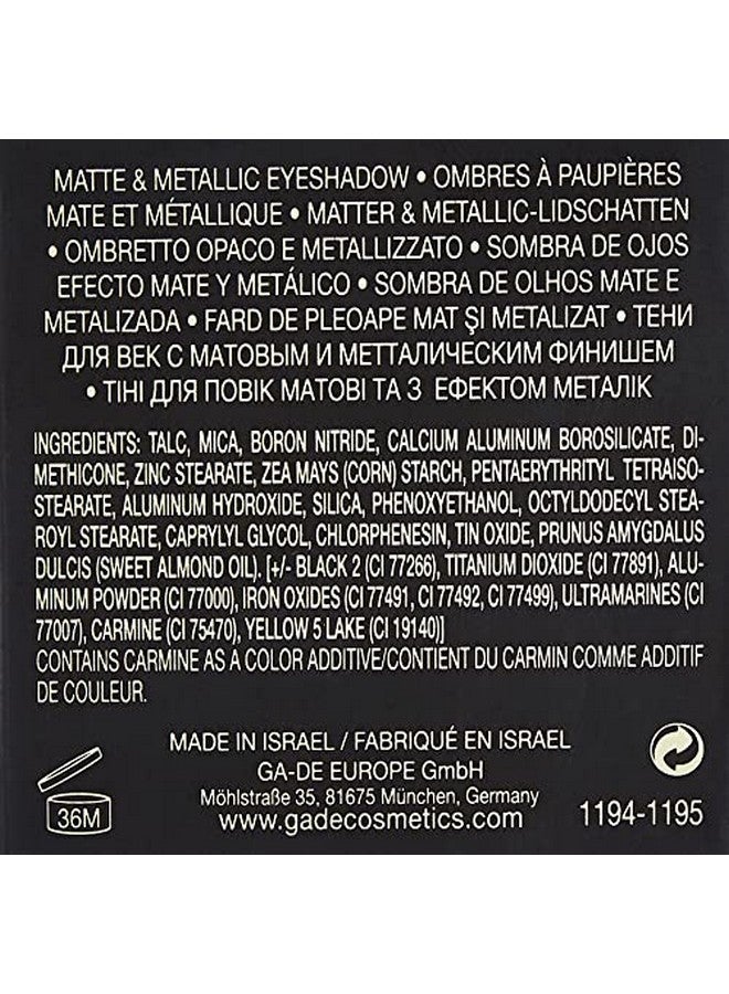 GA-DE Velveteen Metallic Eyeshadow 231 Champagne 3.5 Gm - Image 3