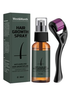 Generic Hair / Beard Growth Spray 30ml With MicroNeedle Roller KSA ...