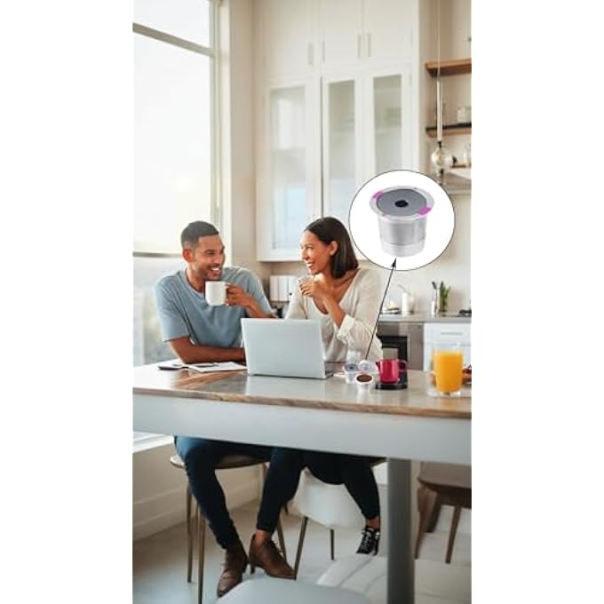 rayihni Reusable Stainless Steel Filter For Brewers  EcoFriendly Easy Clean Fits All Models Enjoy Fresh Ground Coffee Aroma  Flavor Convenient Homebrew Solution - Image 4