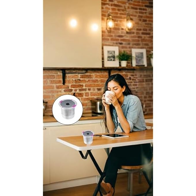 rayihni Reusable Stainless Steel Filter For Brewers  EcoFriendly Easy Clean Fits All Models Enjoy Fresh Ground Coffee Aroma  Flavor Convenient Homebrew Solution - Image 5