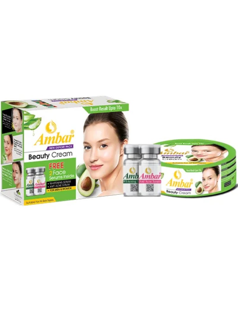 Ambar Beauty Cream With Two Face Serum - Image 2