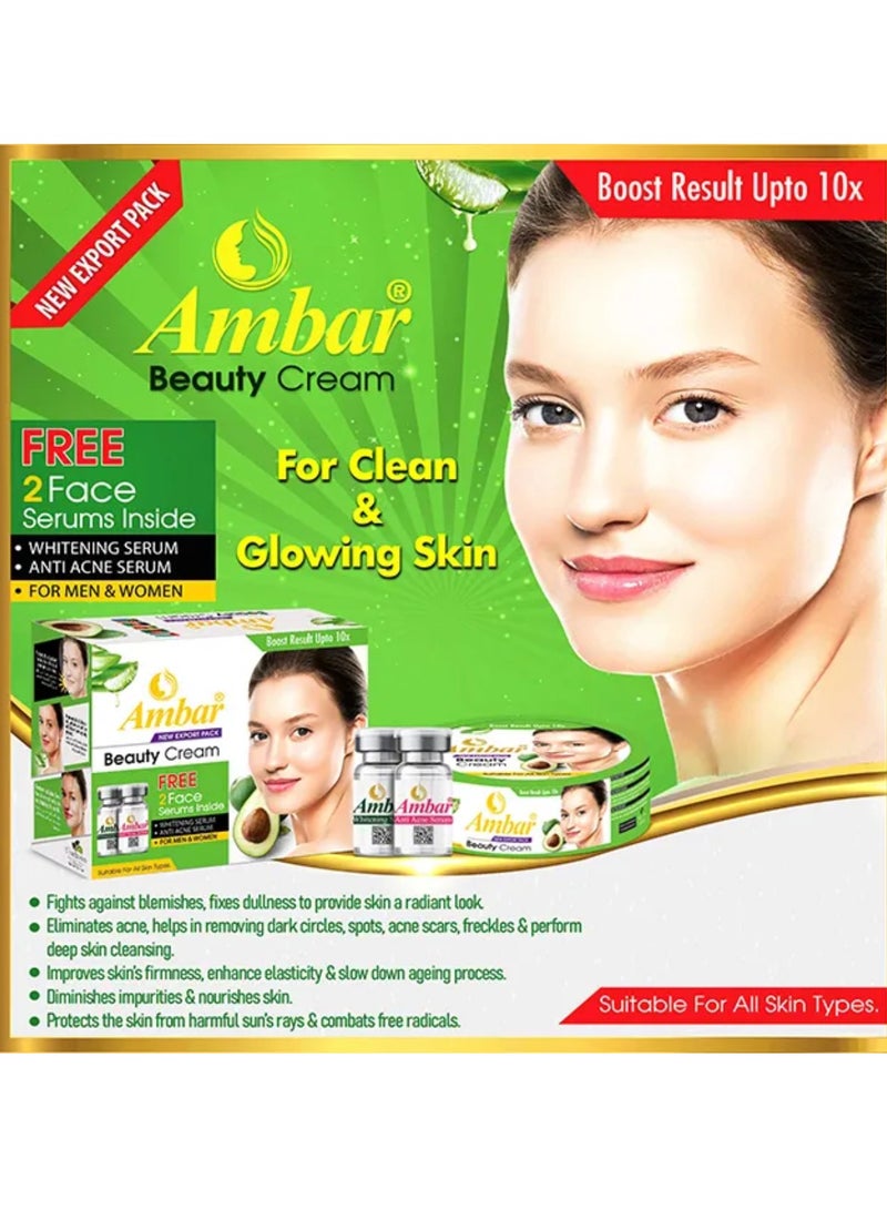 Ambar Beauty Cream With Two Face Serum - Image 4