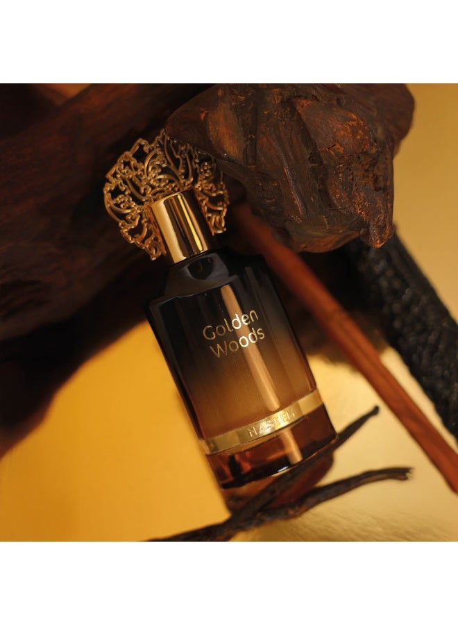 Naseem Golden Woods Aqua Perfume for Men & Women - 55ml image 5