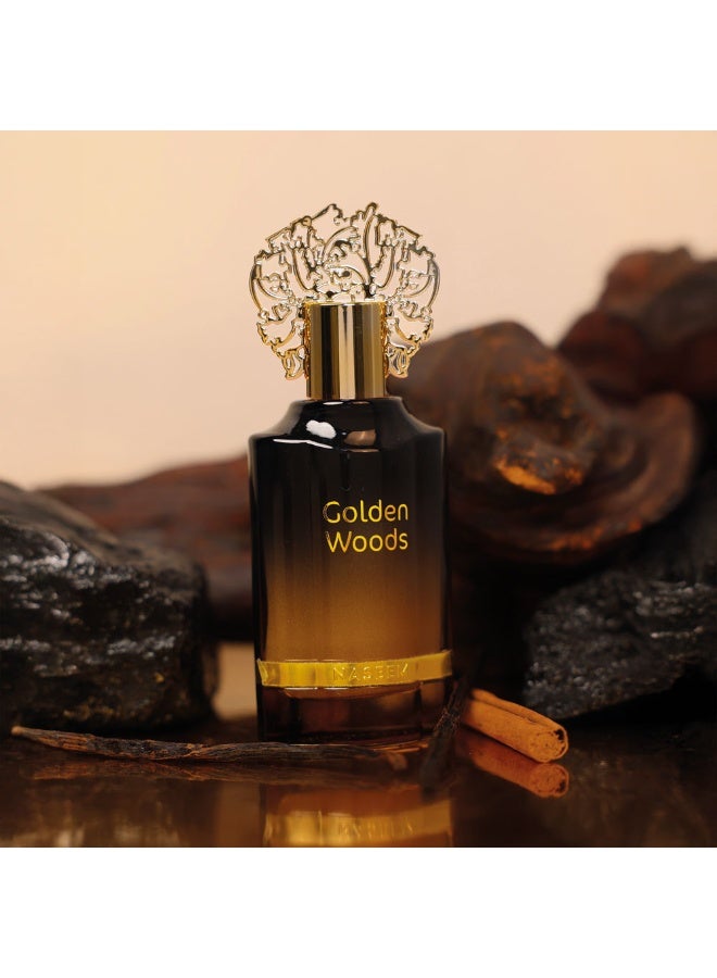 Naseem Golden Woods Aqua Perfume for Men & Women - 55ml image 6